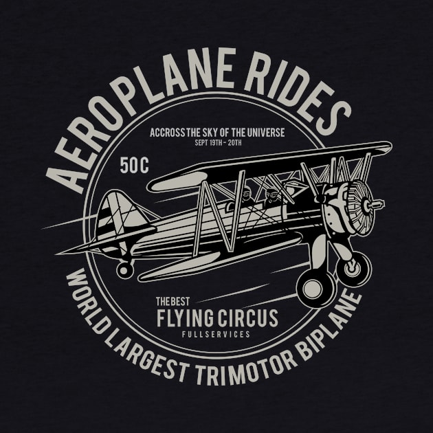 AEROPLANE RIDES by BlackSideDesign